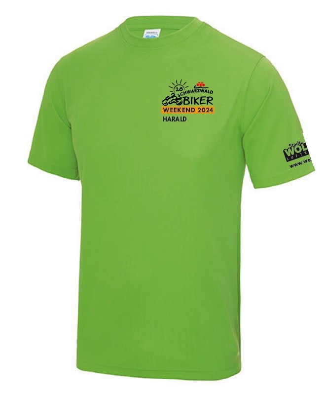 Teilnehmer-T-Shirt 2024 Schwarzwald Biker-Weekend